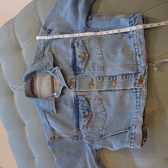 😎Los Angeles Apparel Jean Jacket M - Picture 4 of 7